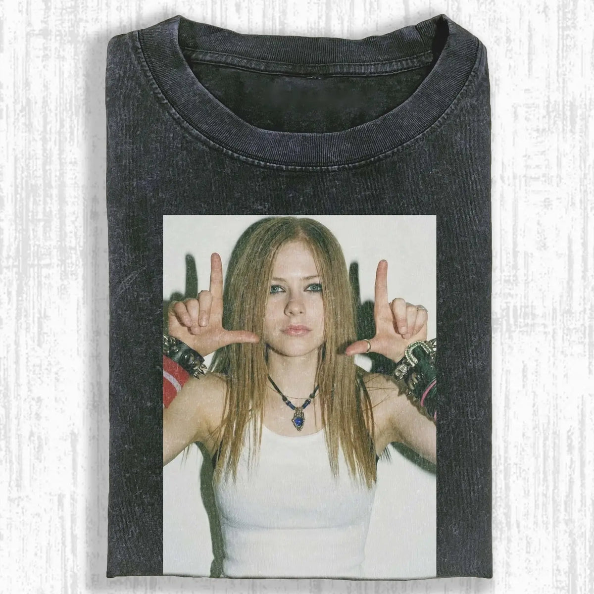 DOUBLE‑HAND FRAME GESTURE T-SHIRT