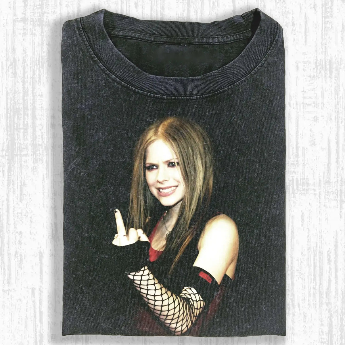 SINGLE‑FINGER PROTEST T-SHIRT