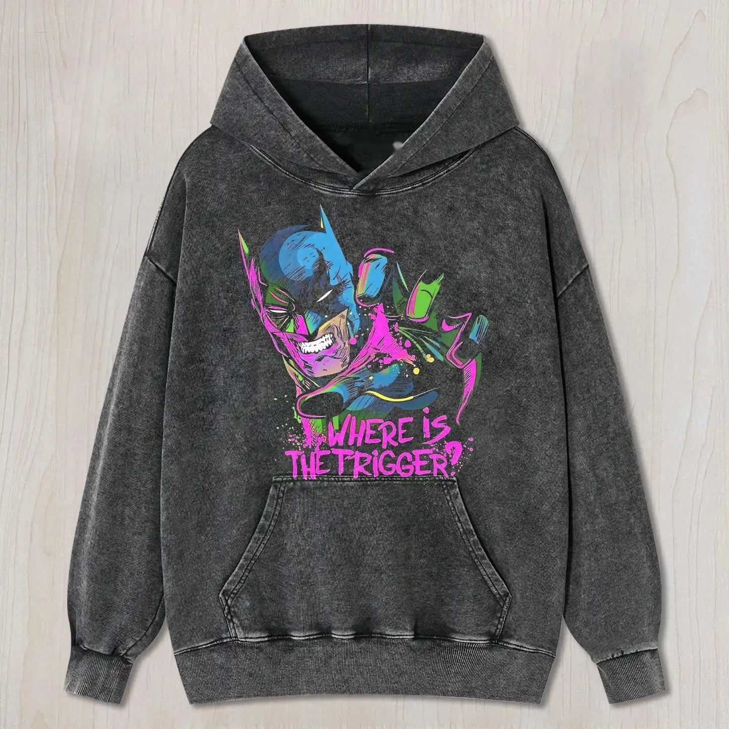 B. WHERE IS THE TRIGGER TEE&SWEAT&HOOD