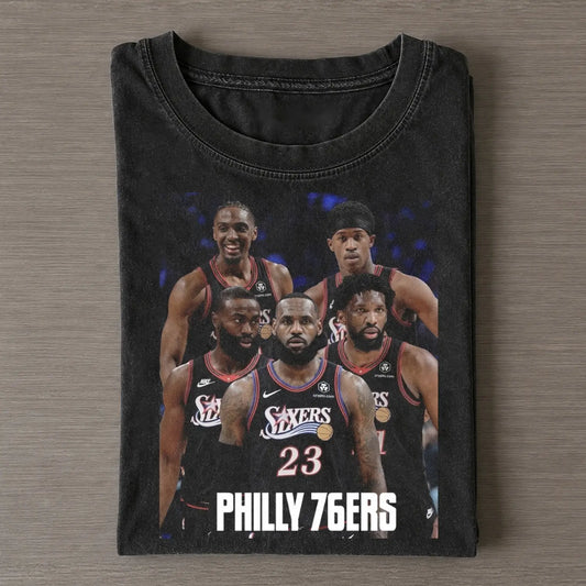 76ers Big Five V2 Tee - FUSEVOGUE