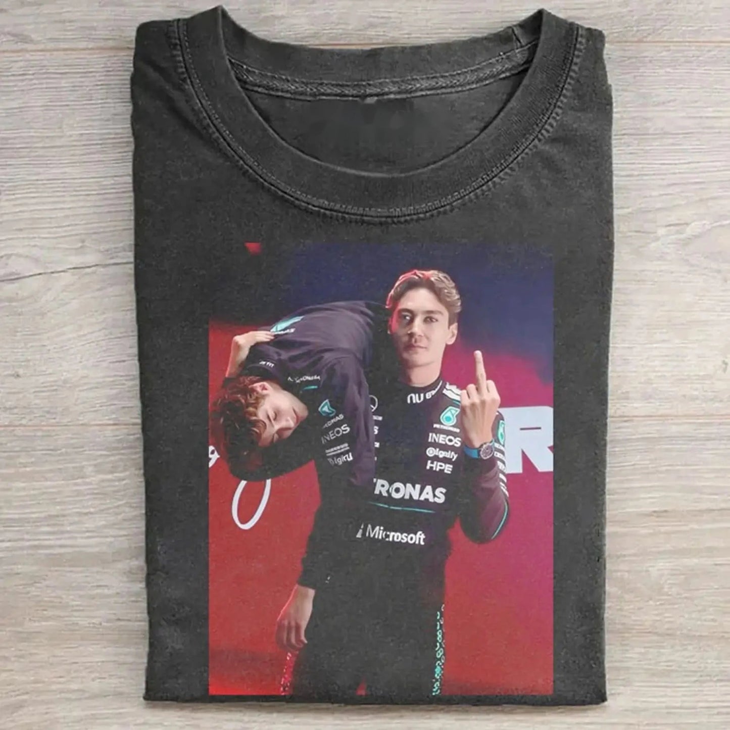 F1 George Russell Mercedes Shoulder Carry Provocation