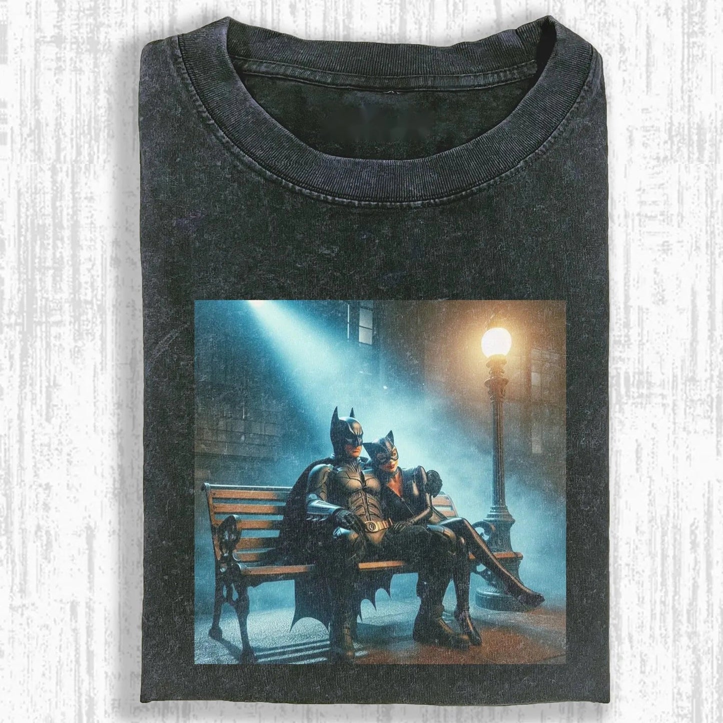 B. & CATWOMAN T-SHIRT