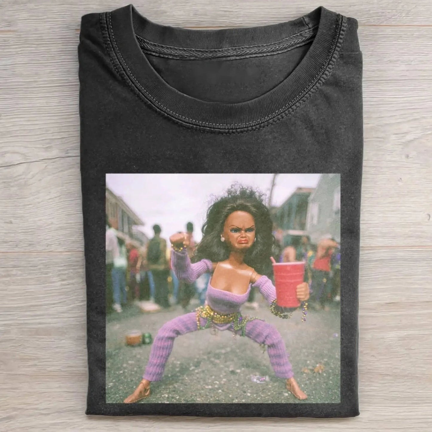BLACK BARBIECORE PARTY DANCE POV TEE 5.0