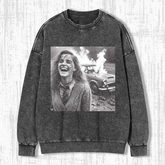 HP CAR ACCIDENT LAUGHING T-SHIRT