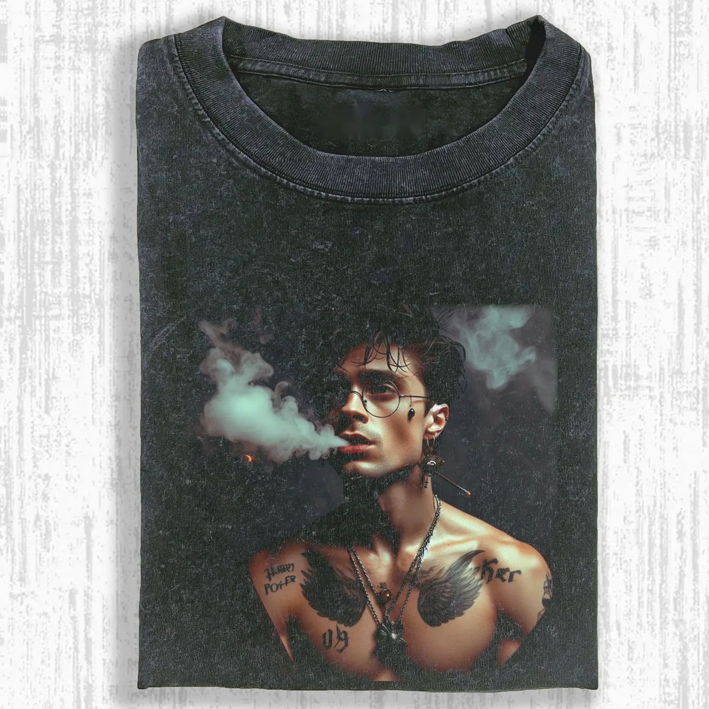 HP TATTOO BOY SMOKING T-SHIRT