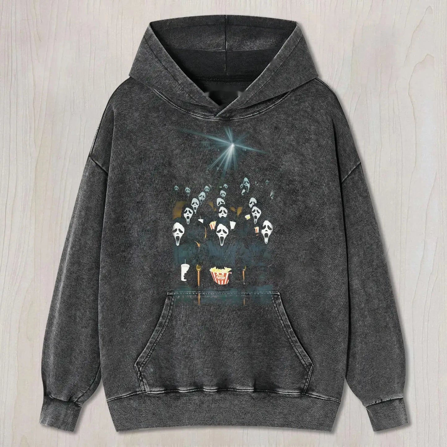 SCREAM IN THE MOVIE THEATER TEE & SWEAT & HOOD