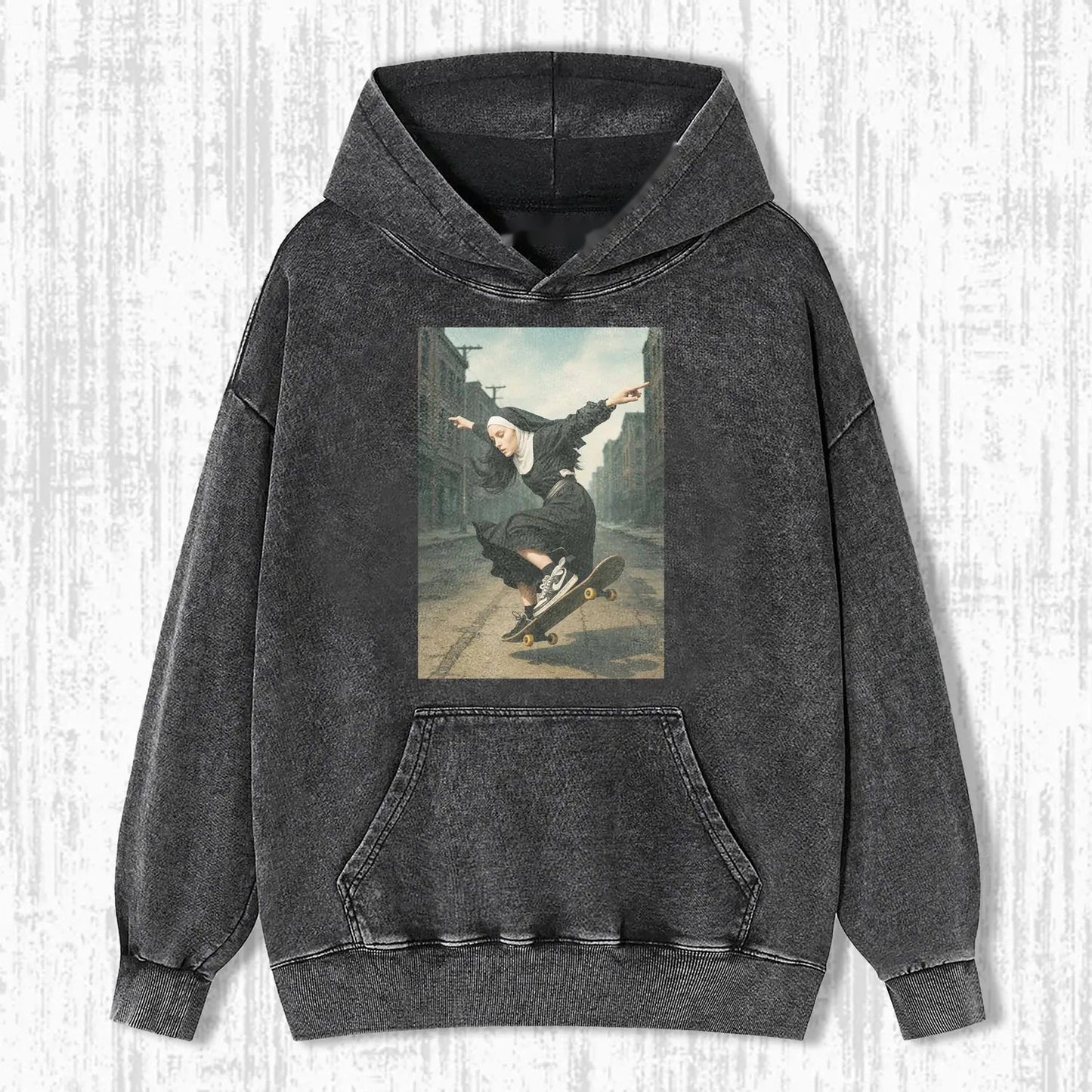 SKATEBOARDING NUNS T-SHIRT