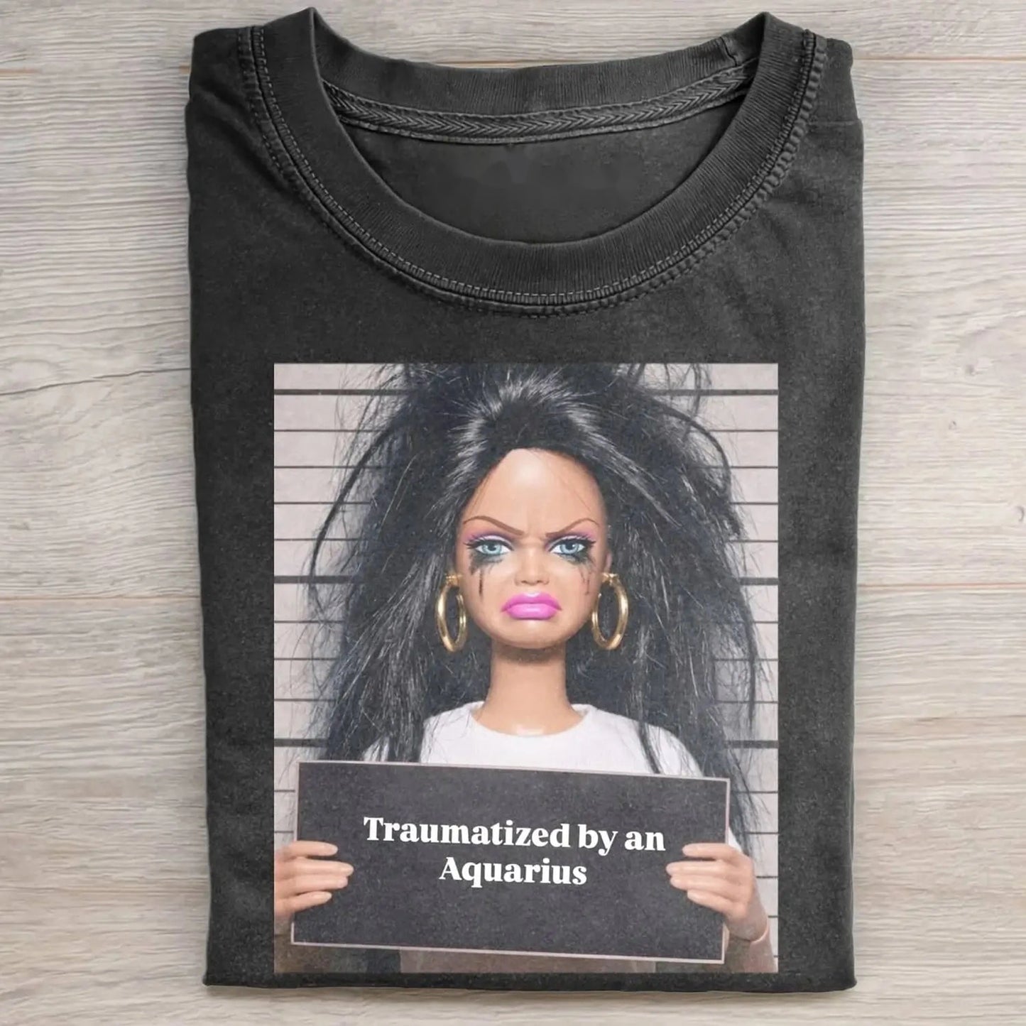 SMOKING DOLL GIRL FACE MEME TEE 5.0