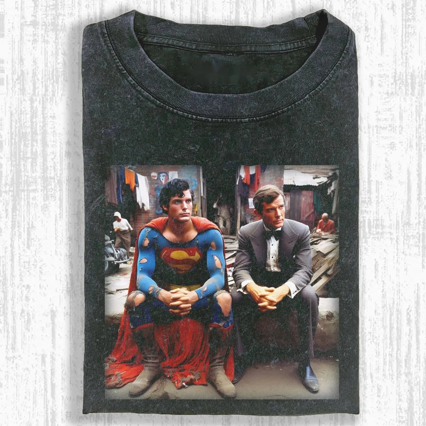 SUPERMAN & JB 007 T-SHIRT