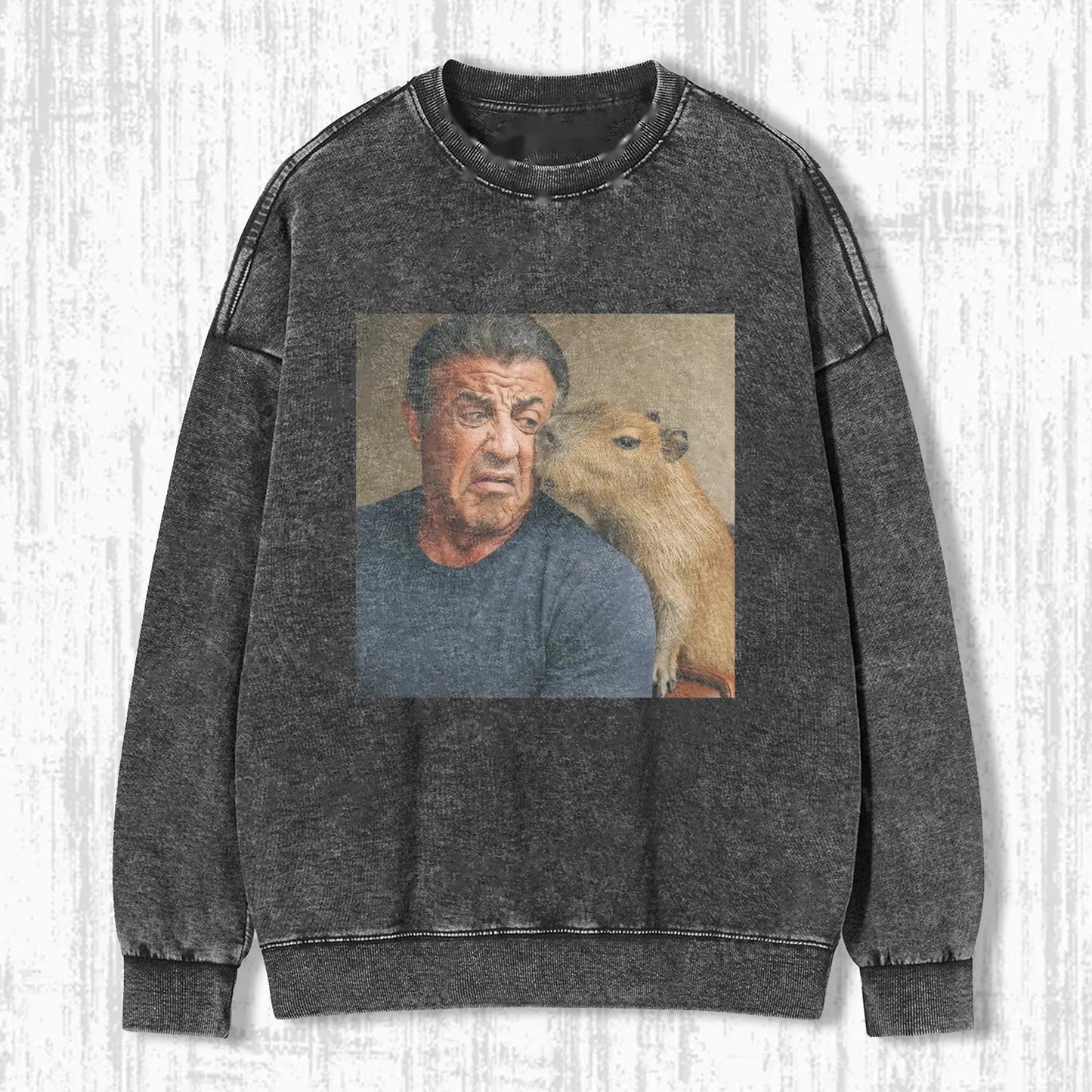 SYLVESTER STALLONE & CAPYBARA T-SHIRT