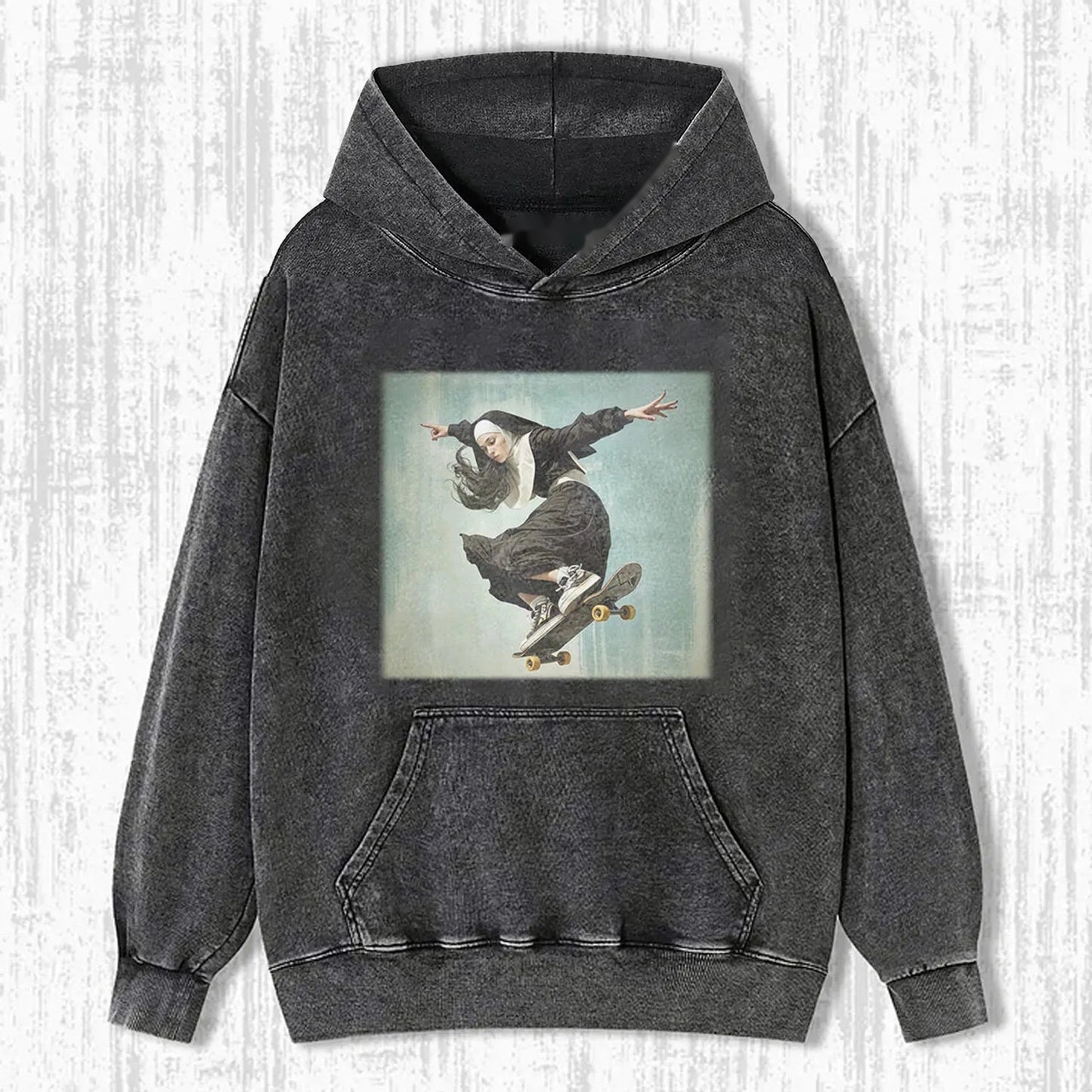 THE BAD NUN WASHED T-SHIRT