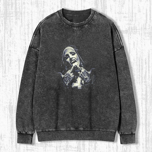 THE BAD NUN WASHED T-SHIRT V1.1
