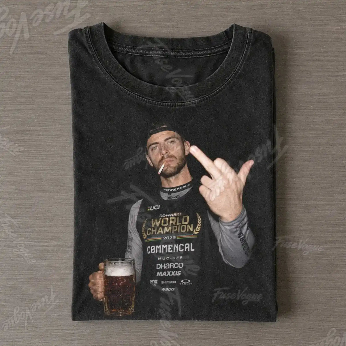 Amaury Pierron 2026 UCI MTB DHI World Champs T-shirt - FUSEVOGUE