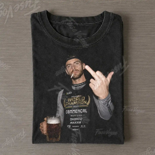 Amaury Pierron 2026 UCI MTB DHI World Champs T-shirt - FUSEVOGUE