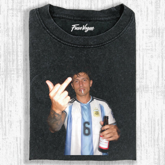 Argentina Football Style Tee 4 - FUSEVOGUE