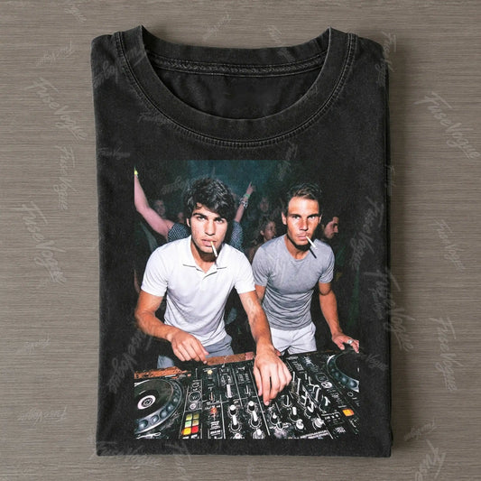 Carlos Alcaraz & Rafael Nadal Tee - FUSEVOGUE