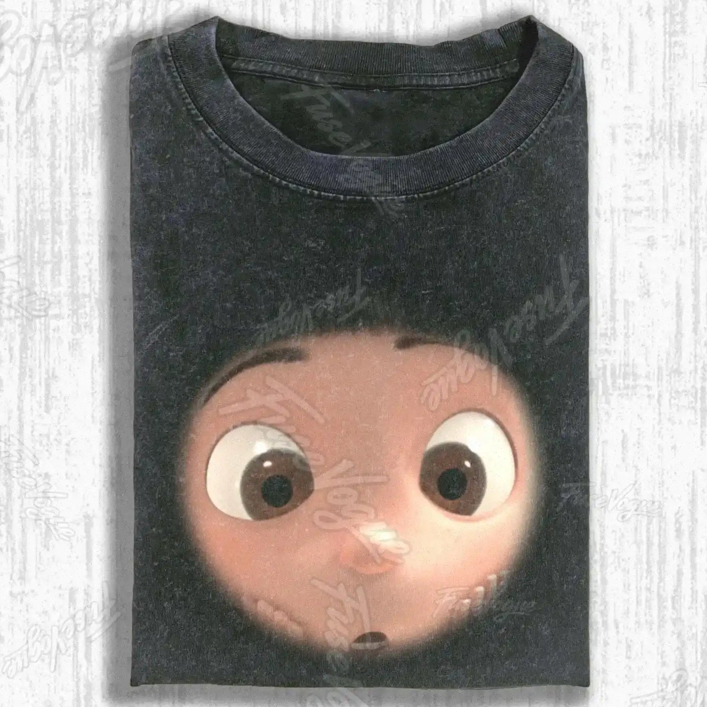 CARTOON YELLOW FIGURE T-SHIRT - FUSEVOGUE