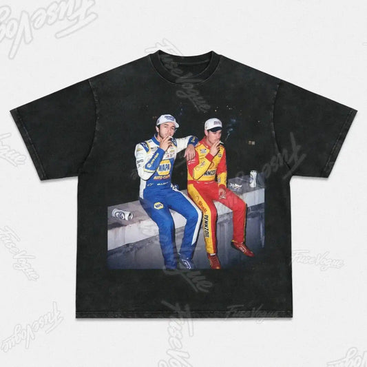 CHASE ELLIOTT & JOEY LOGANO TEE - FUSEVOGUE