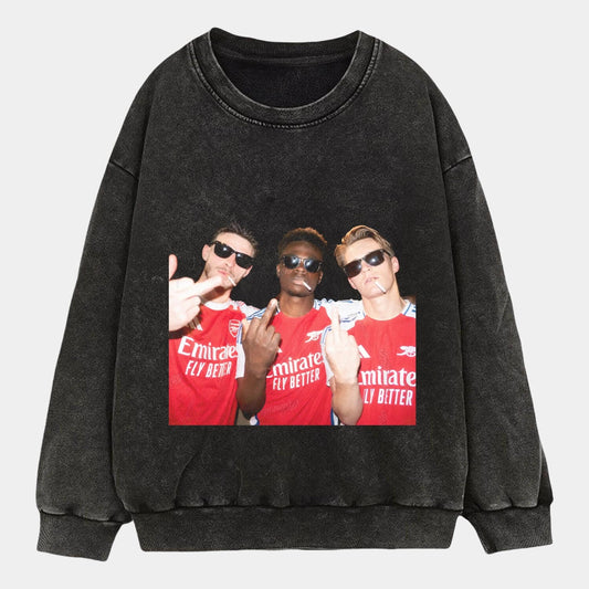 Declan Rice & Martin Ødegaard & Bukayo Saka T-shirt 2.0 - FuseVogue