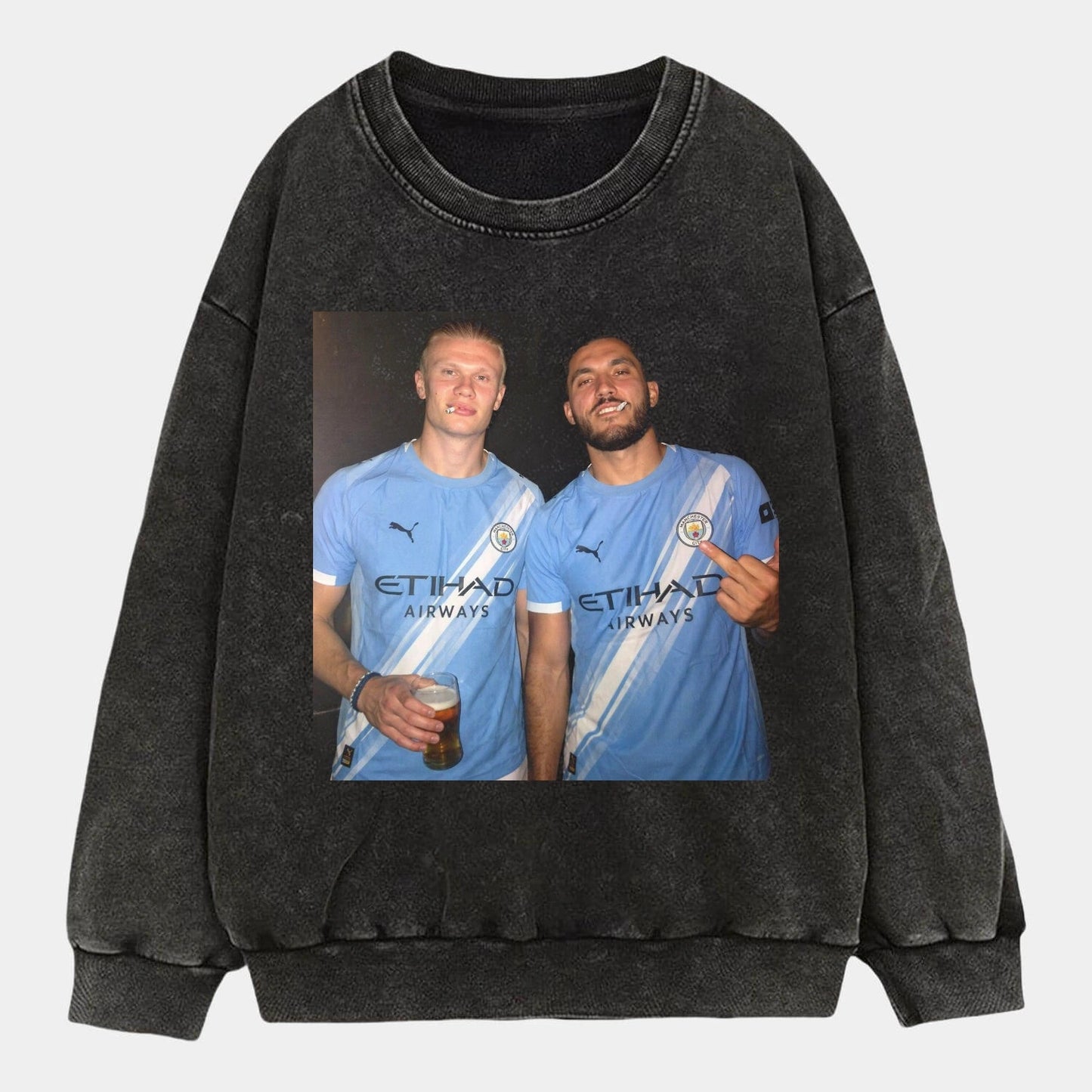 Erling Haaland & Rayan Cherki Tee - FuseVogue