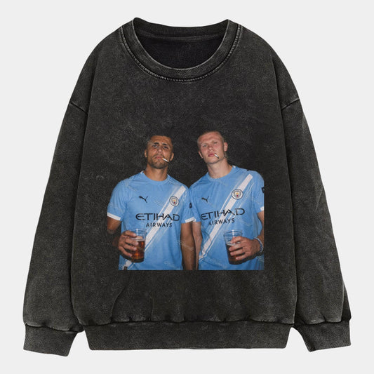 Erling Haaland & Rodri Tee - FuseVogue
