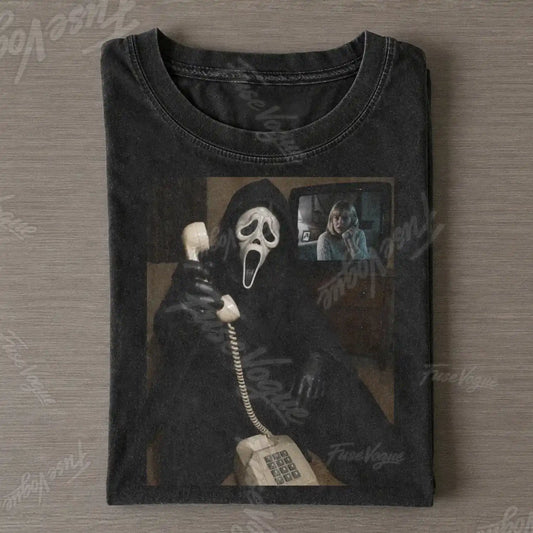 Funny Ghostface Vintage Tee - FUSEVOGUE