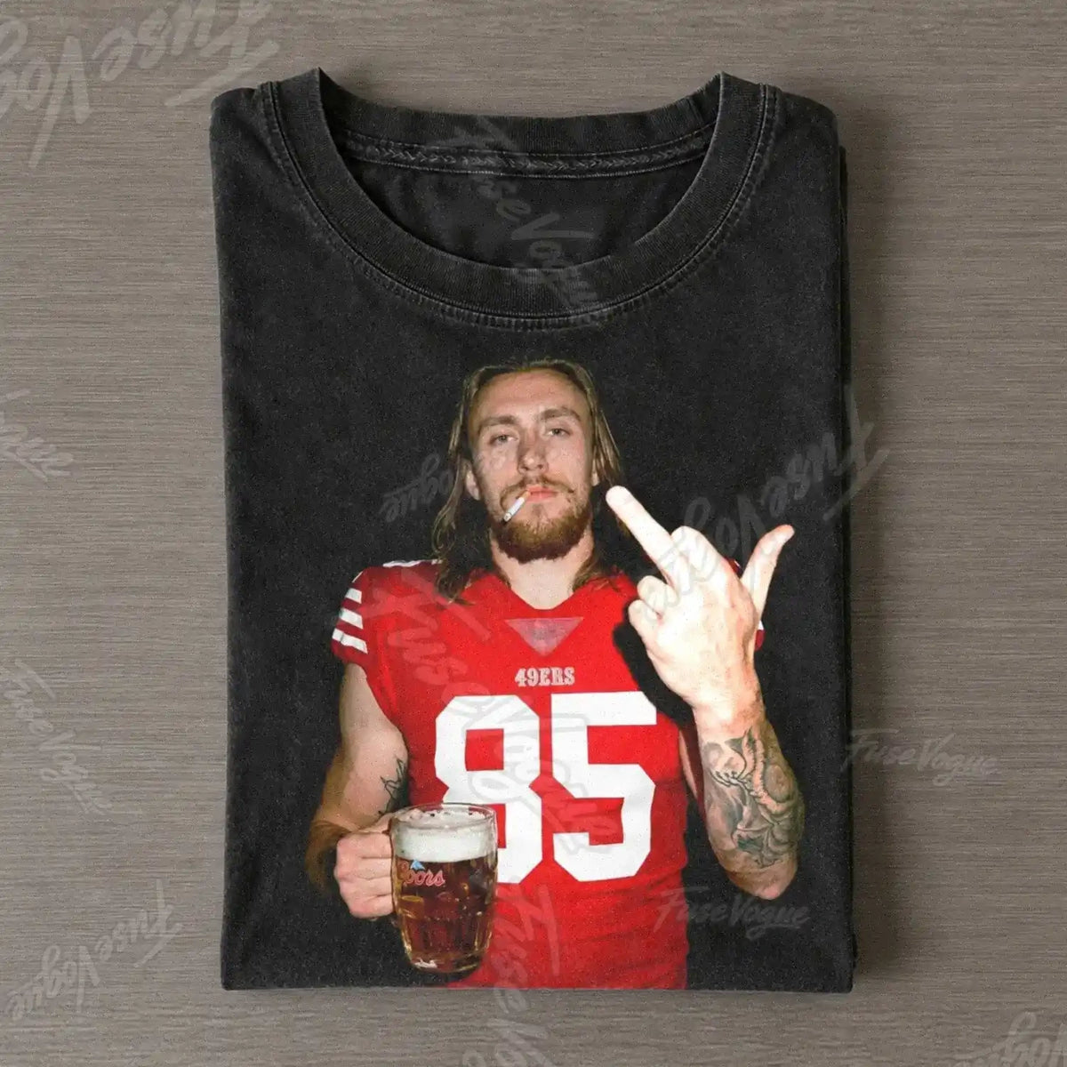 George Kittle Football T-shirt - FUSEVOGUE