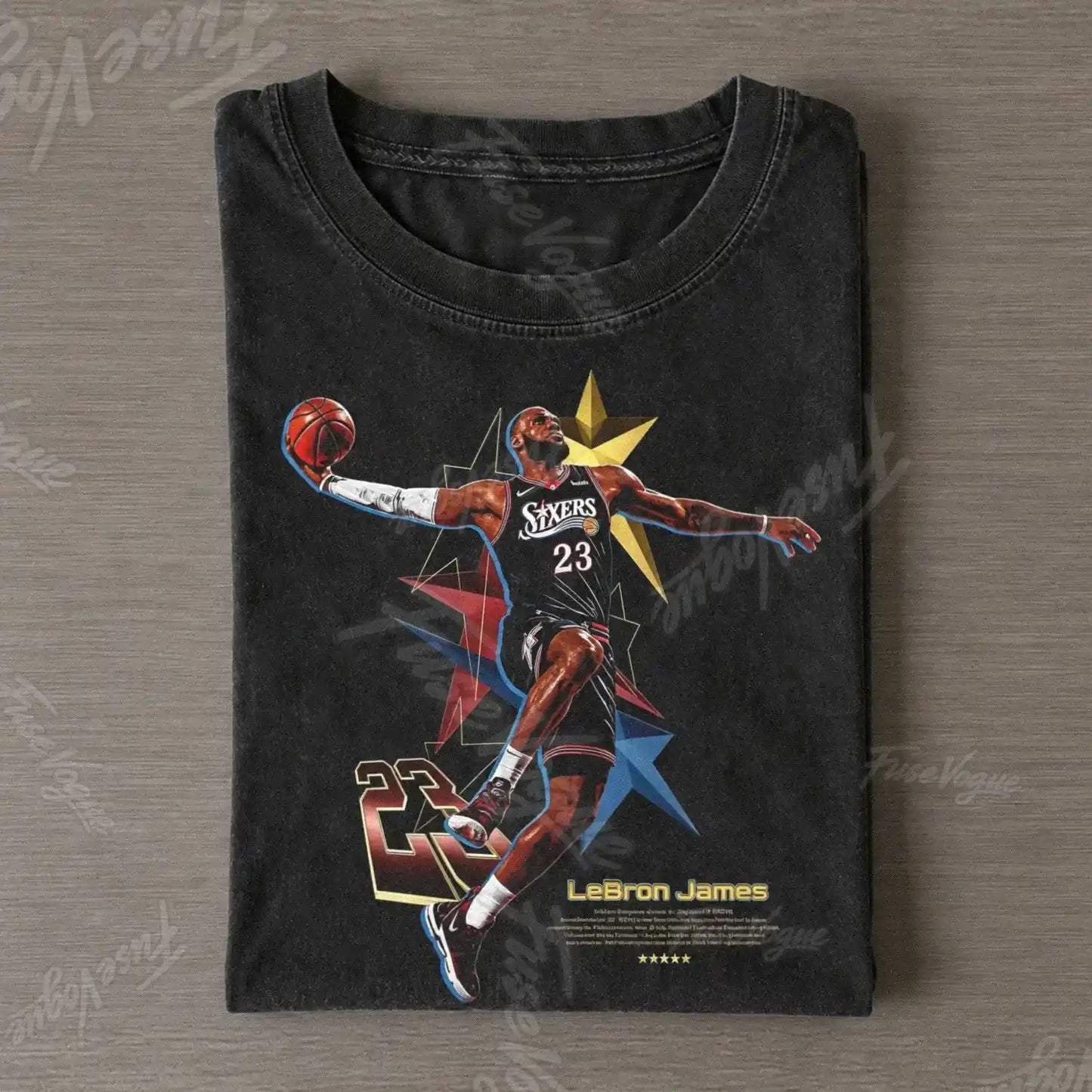 LeBron James 76ers Tee - FUSEVOGUE