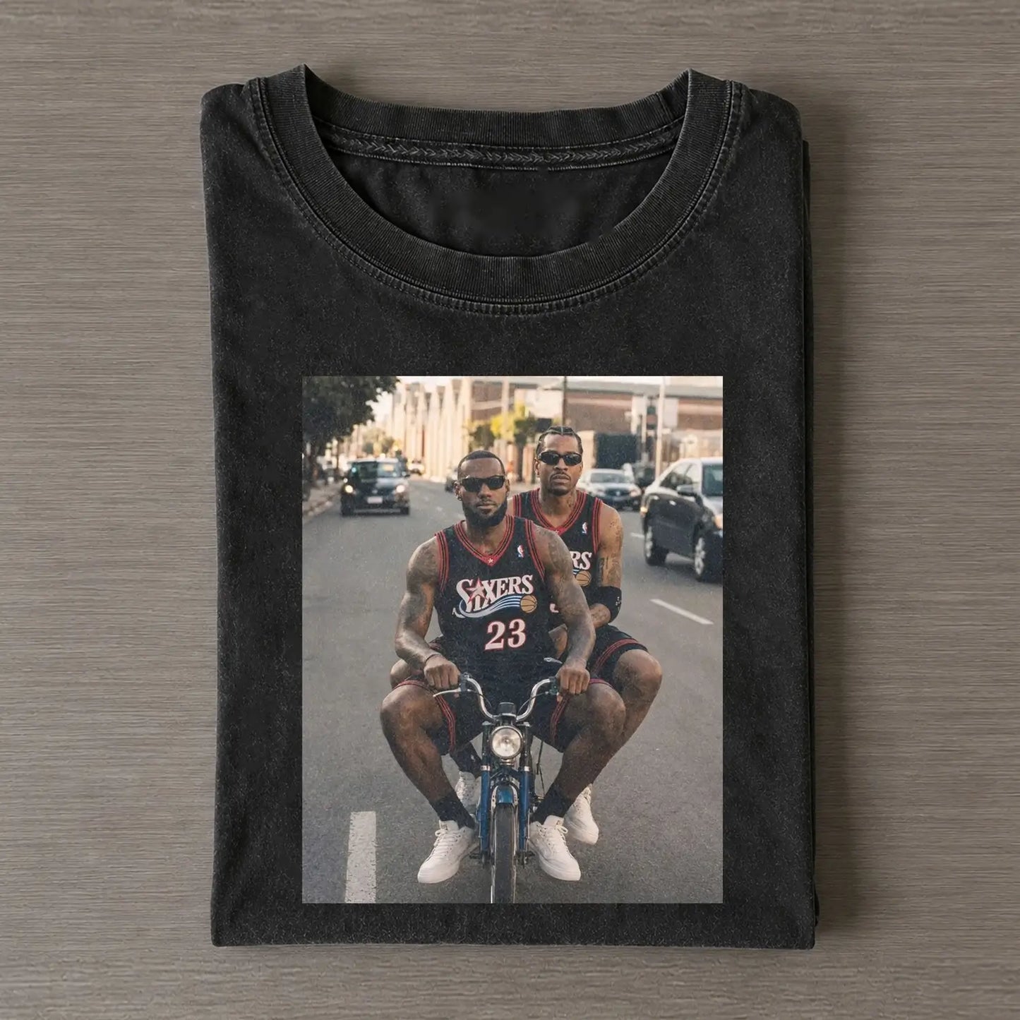 LeBron James & Allen Iverson Funny Tee - FUSEVOGUE