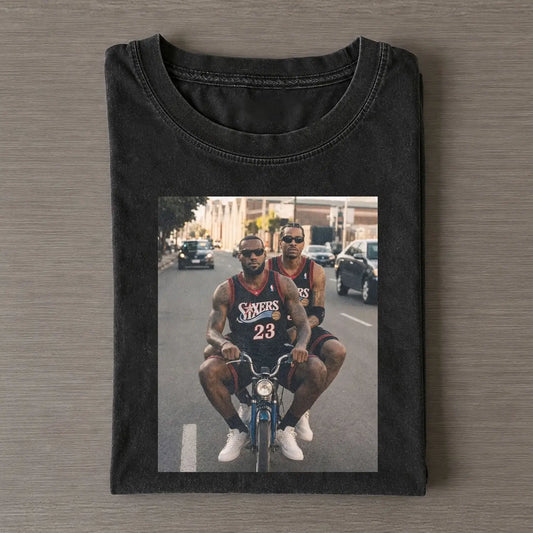LeBron James & Allen Iverson Funny Tee - FUSEVOGUE