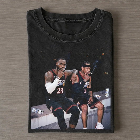LeBron James & Allen Iverson Tee - FUSEVOGUE
