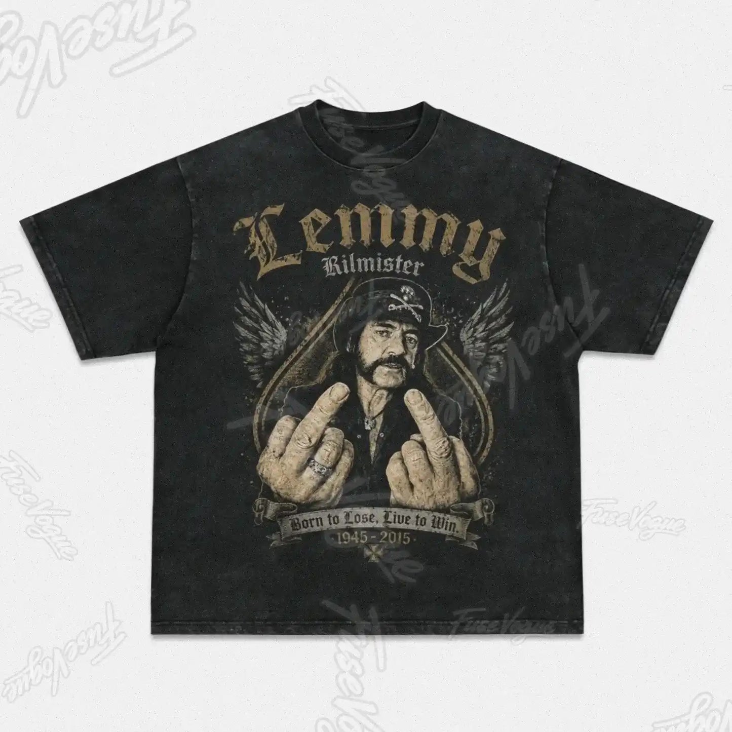 LEMMY KILMISTER VINTAGE TEE - FUSEVOGUE
