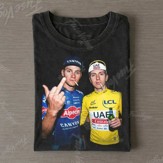 Mathieu van der Poel & Tadej Pogačar 2026 Tee - FUSEVOGUE