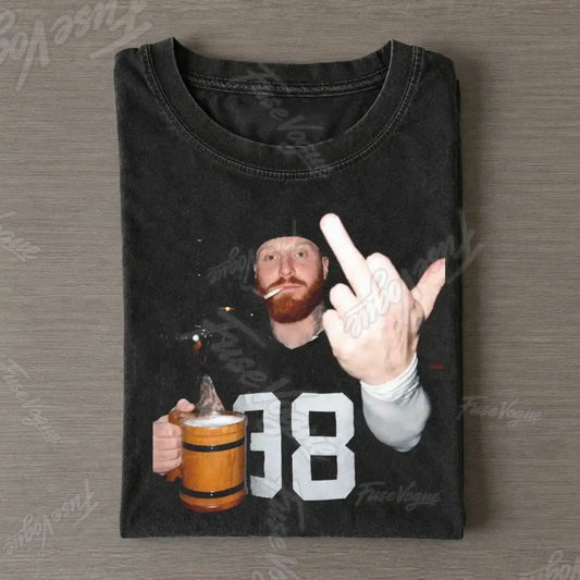 Maxx Crosby Football T-shirt - FUSEVOGUE