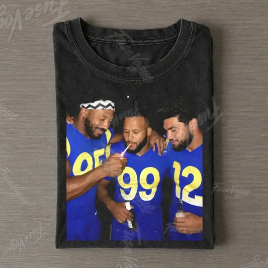 MG & AD LA Rams Football T-shirt - FUSEVOGUE