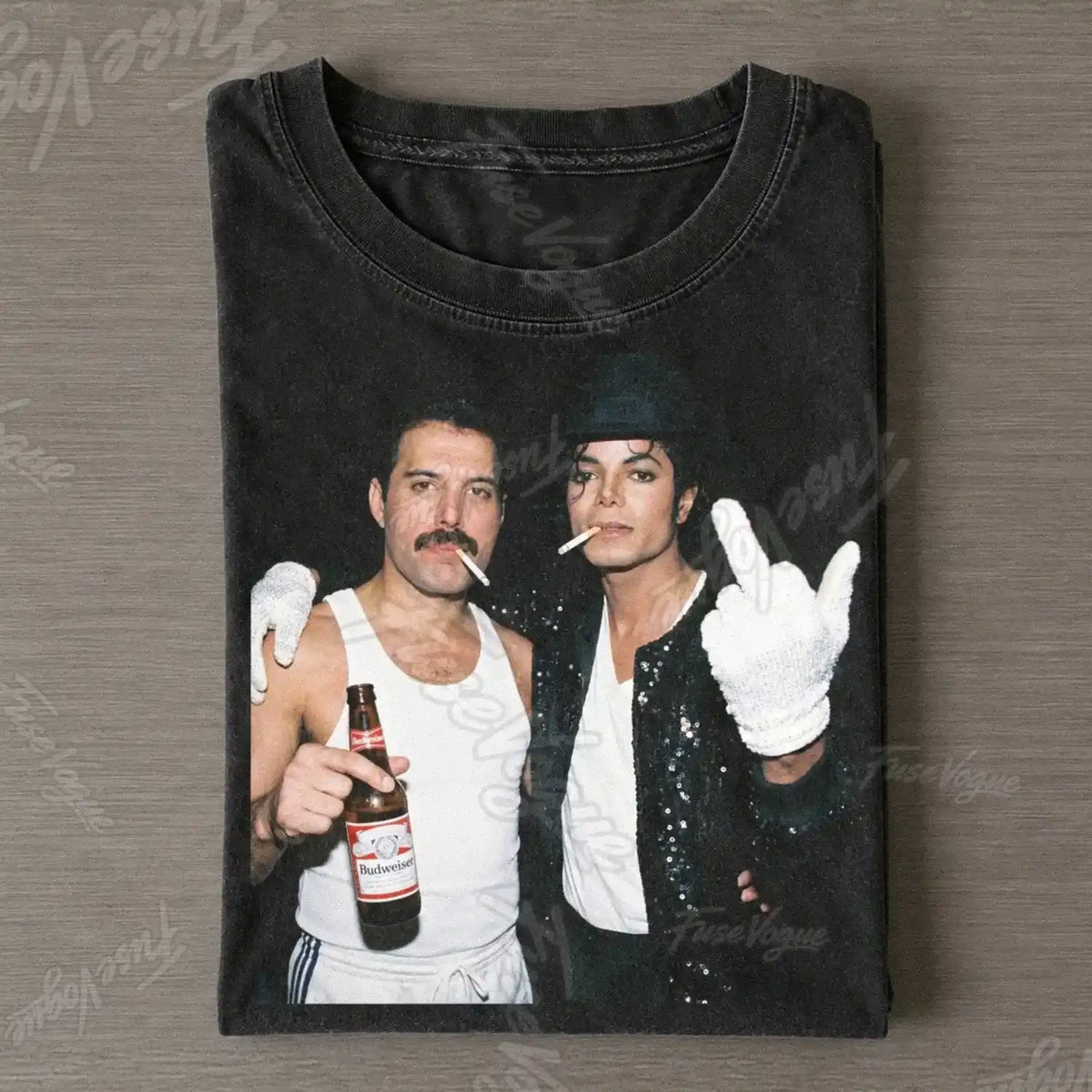 Michael Jackson & Freddie Mercury Tee - FUSEVOGUE