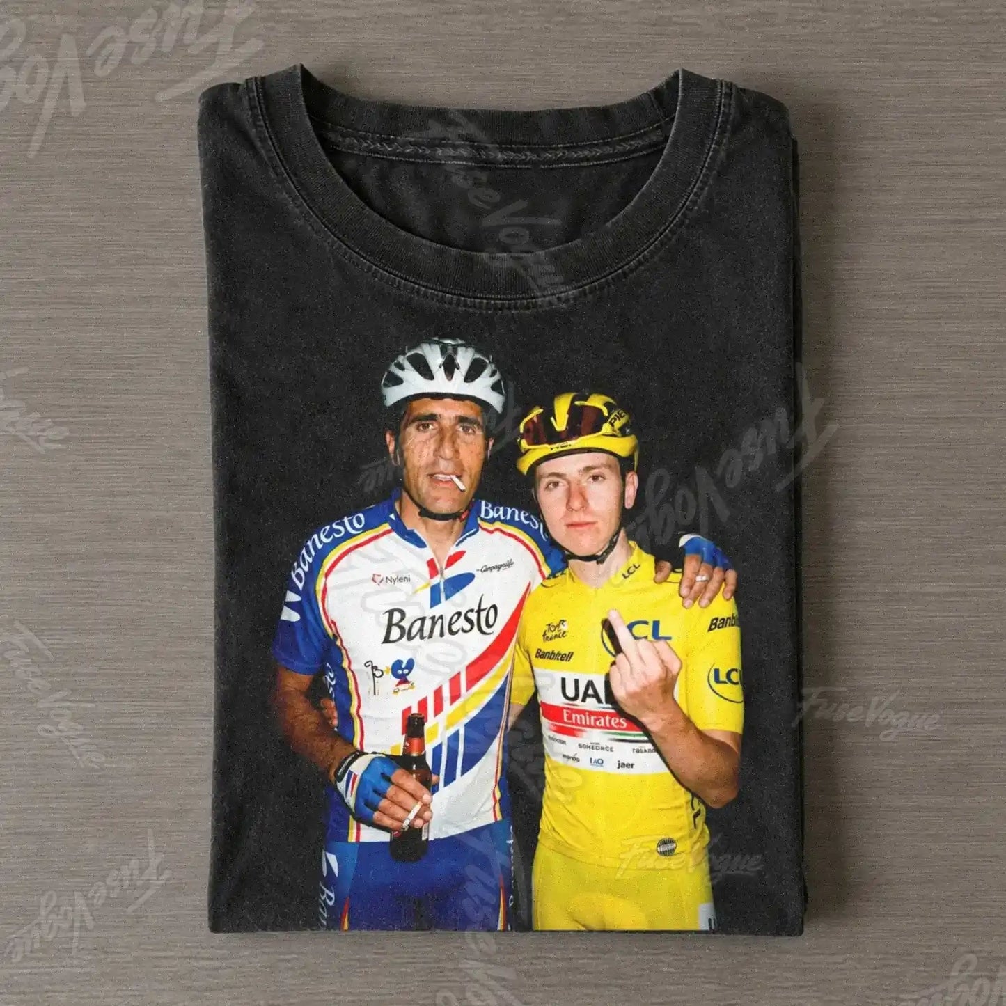 Miguel Indurain & Tadej Pogačar 2026 Tee - FUSEVOGUE