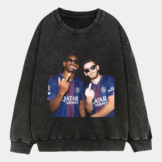 Ousmane Dembélé & Khvicha Kvaratskhelia T-shirt - FuseVogue