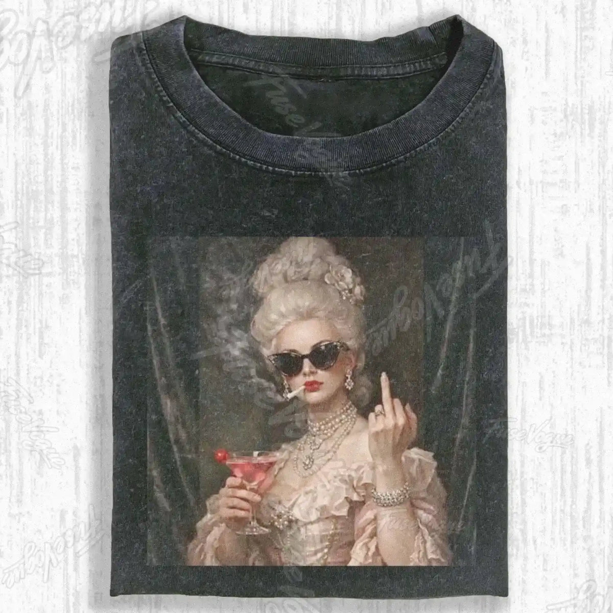 PEARL AND PINK ELEGANCE T-SHIRT - FUSEVOGUE