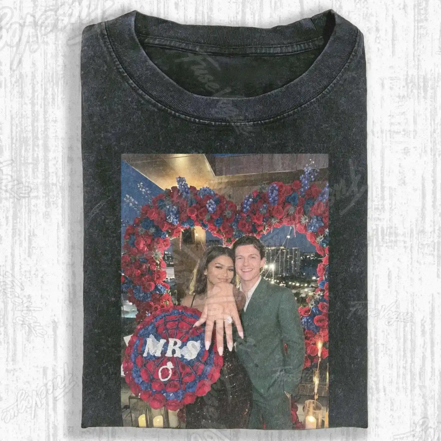 ROMANCE NIGHT COUPLE T-SHIRT - FUSEVOGUE