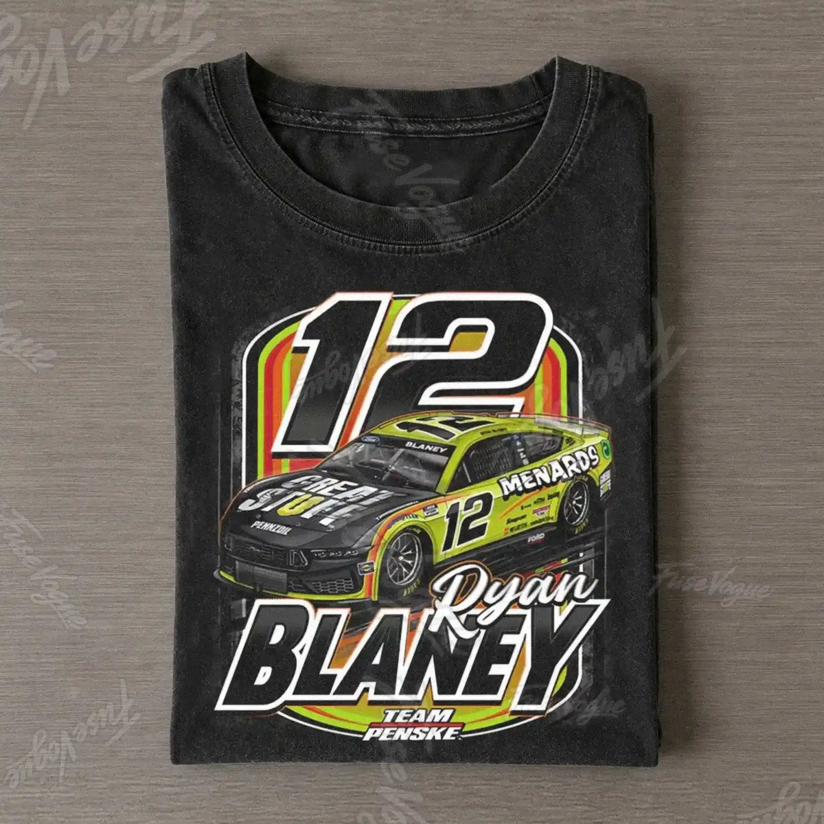 Ryan Blaney #12 Nascar Tee - FUSEVOGUE