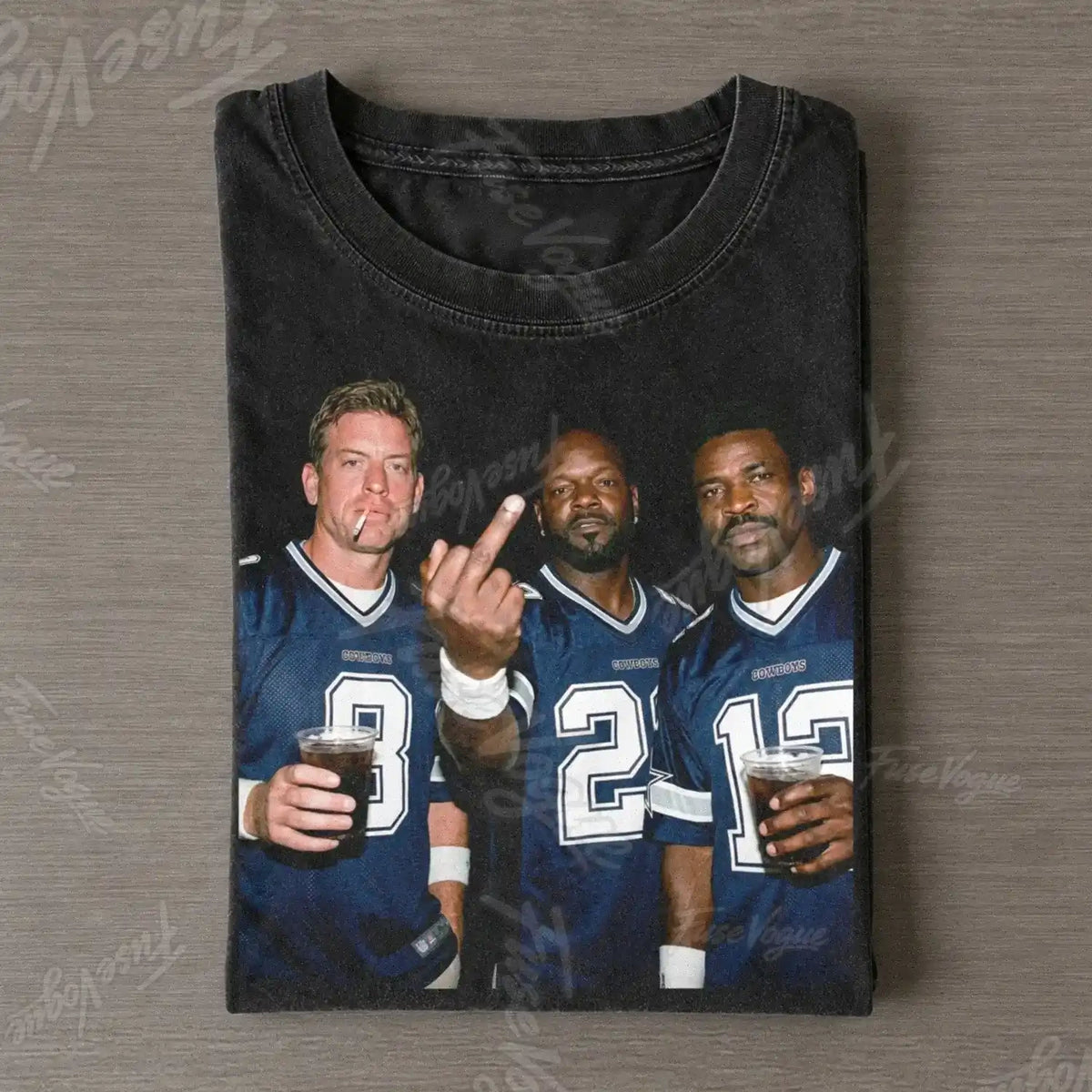 TA & ES & MI Football T-shirt - FUSEVOGUE