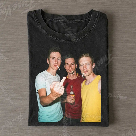 Tadej Pogačar & Alberto Contador Velasco & Alejandro Valverde Belmonte 2026 Vintage T-shirt - FUSEVOGUE