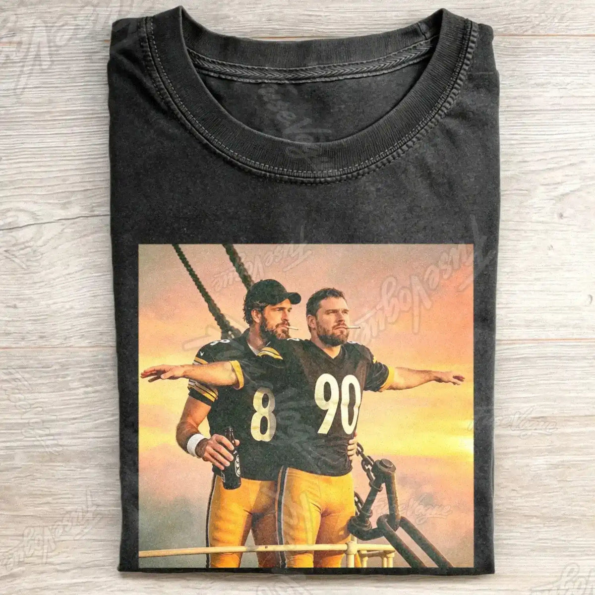 Vintage AR & TJ Funny Pittsburgh Football Tee - FUSEVOGUE