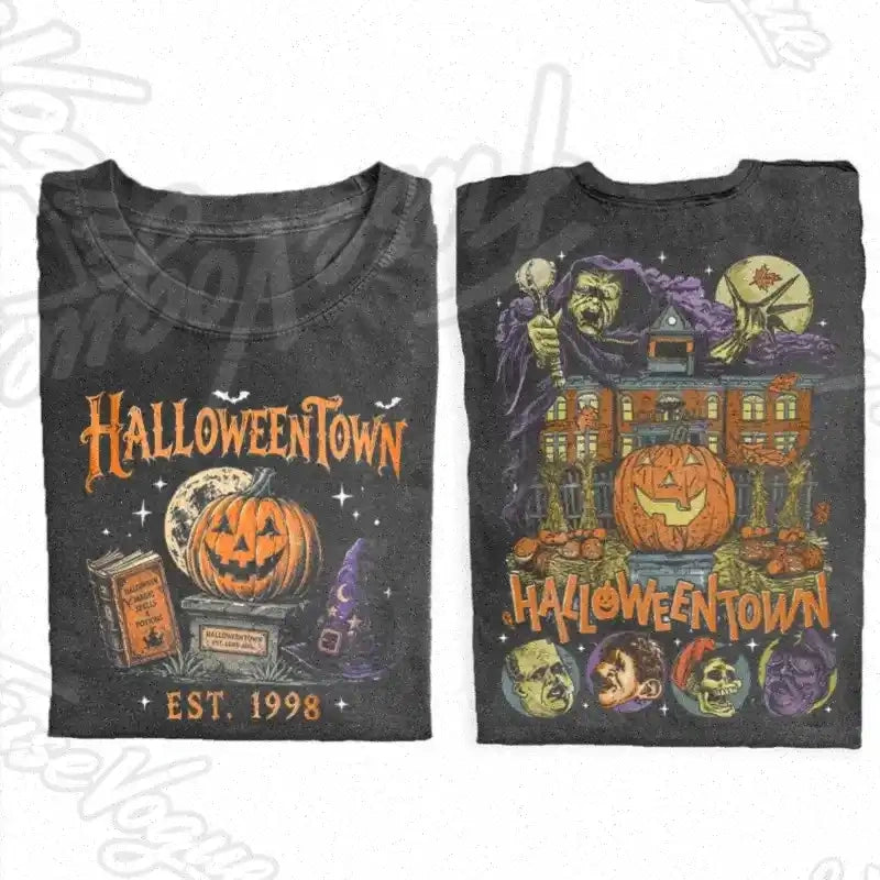 Vintage Halloween Spooky Season T-shirt - FUSEVOGUE