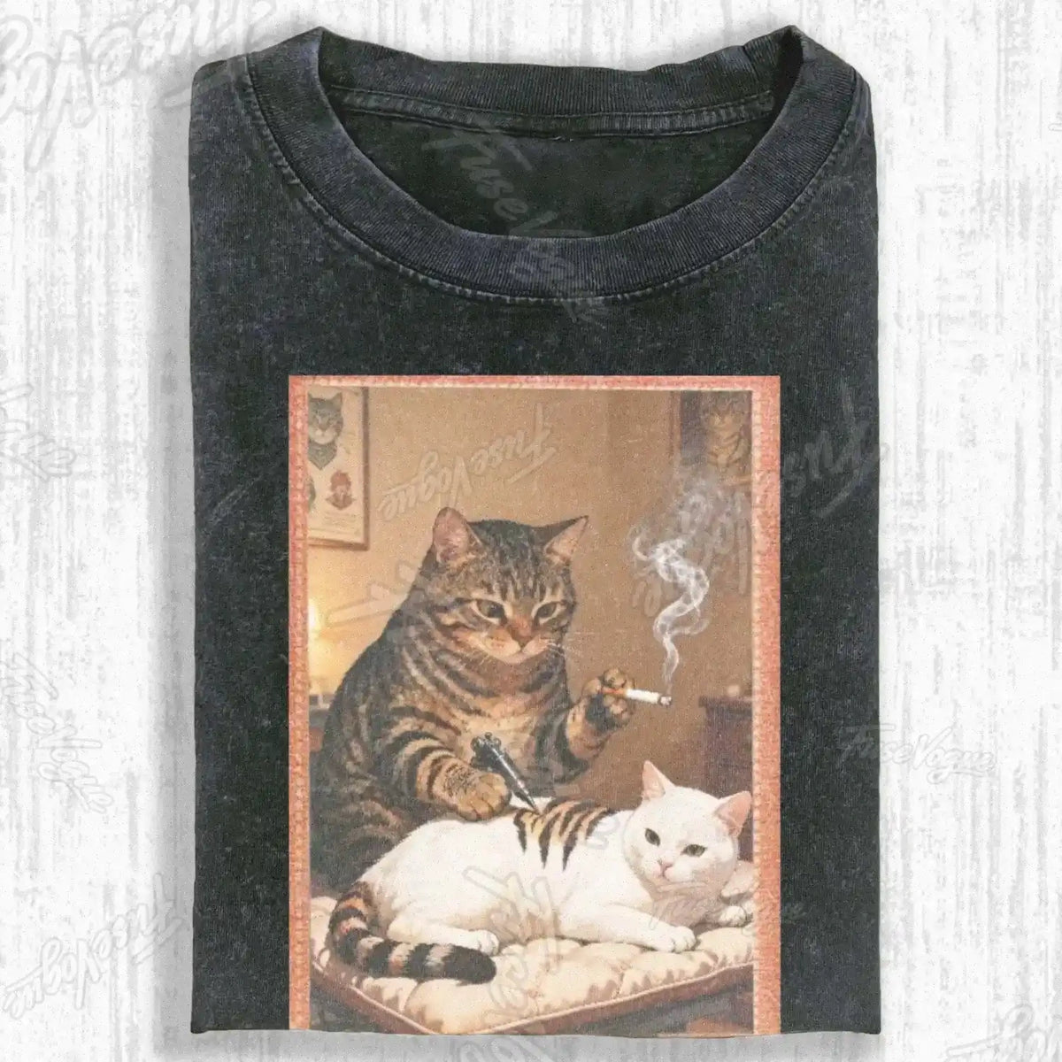 WACKY CAT T-SHIRT - FUSEVOGUE