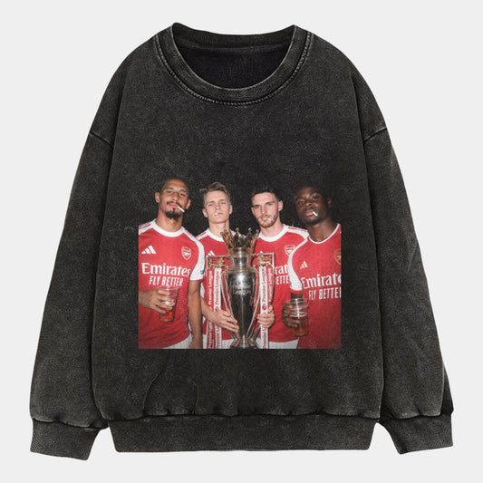 William Saliba & Martin Odegaard & Declan Rice &Bukayo Saka Champion Tee 3.0