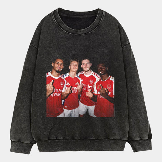 William Saliba & Martin Odegaard & Declan Rice & Bukayo Saka Tee 2.0 - FuseVogue