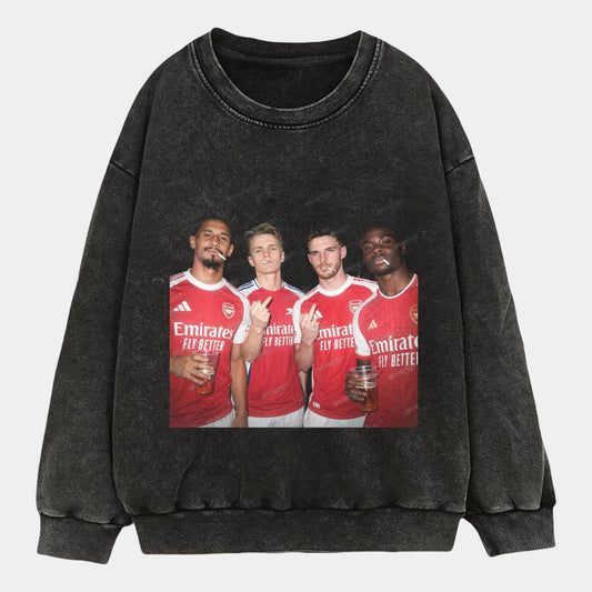 William Saliba & Martin Odegaard & Declan Rice & Bukayo Saka Tee 3.0 - FuseVogue