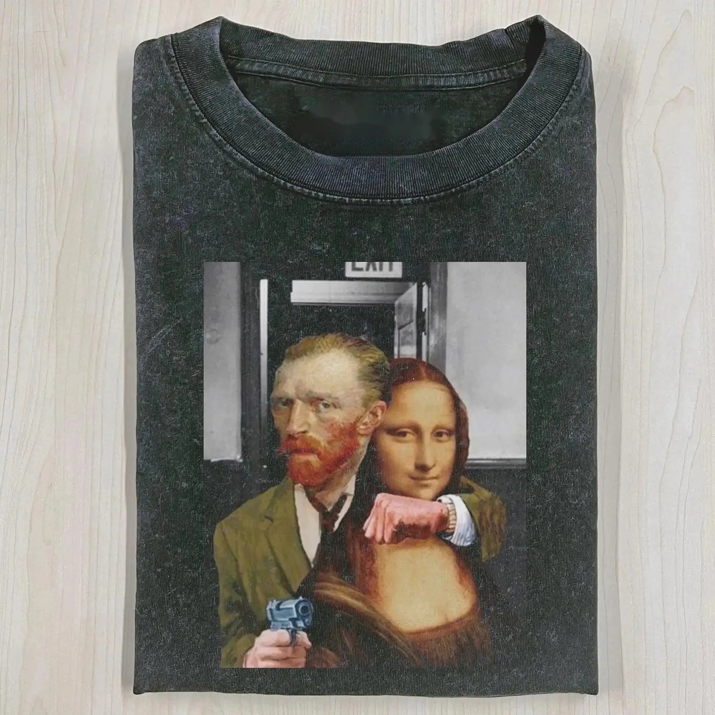 MONA LISA VAN GOGH HOSTAGE T-SHIRT